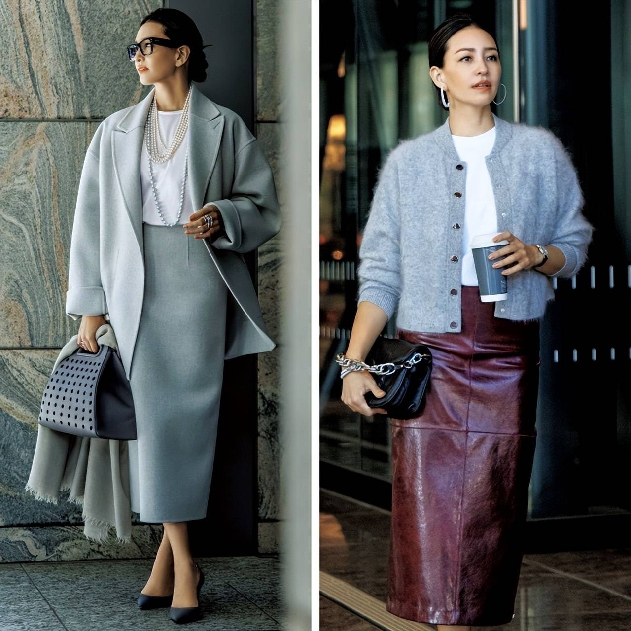 学会用珠宝50+女性尤其不可忽略瓦力棋牌灰色穿搭的高级感秘诀：要(图9)